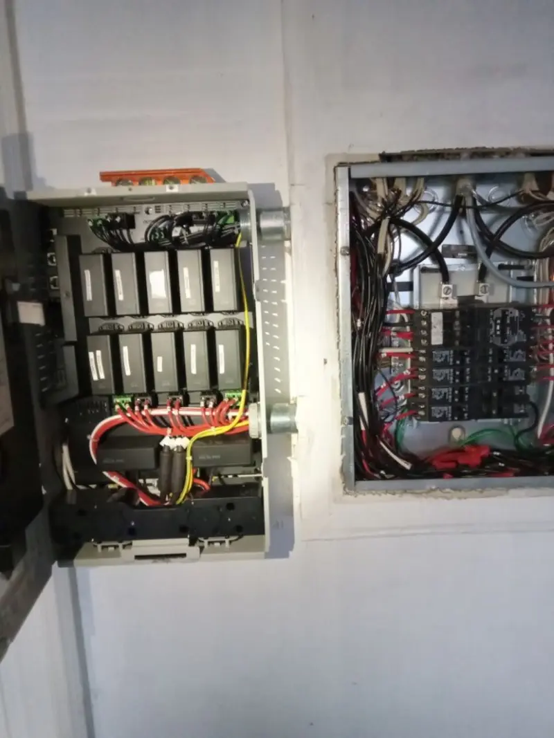 Electrical panel upgrade completed for Security Camera Wiring in Sarasota